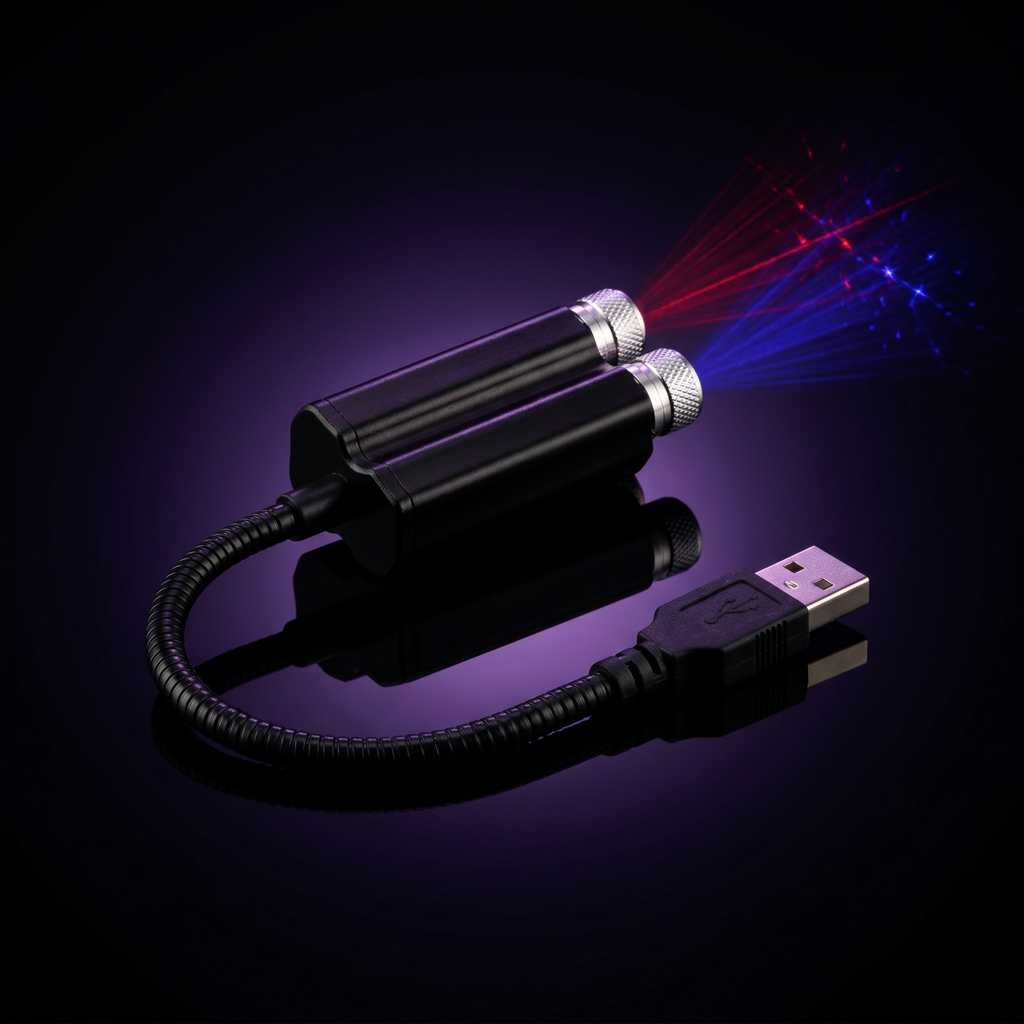 Starry Sky Projector — USB LED Car Roof Light