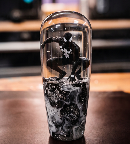 [PRE-ORDER] LED Black Suit Spider-Mann Knob