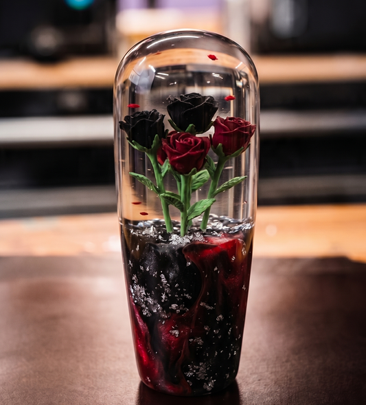 [PRE-ORDER] LED Black and Red Roses Knob