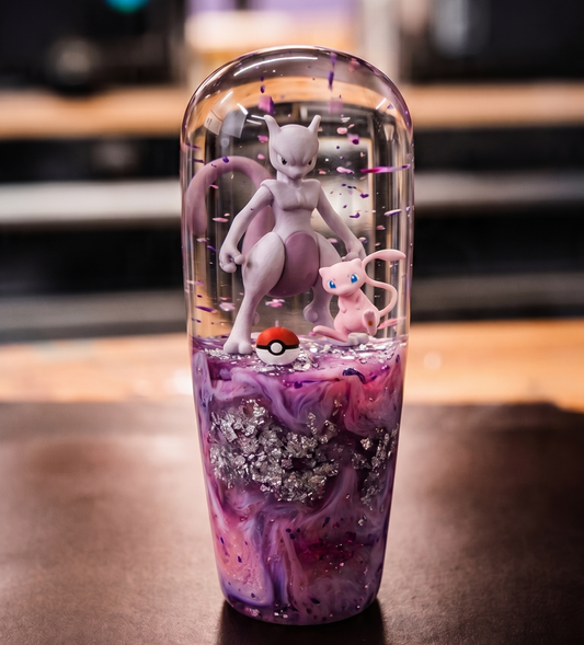[PRE-ORDER] LED Mewtwoo and Mew Knob