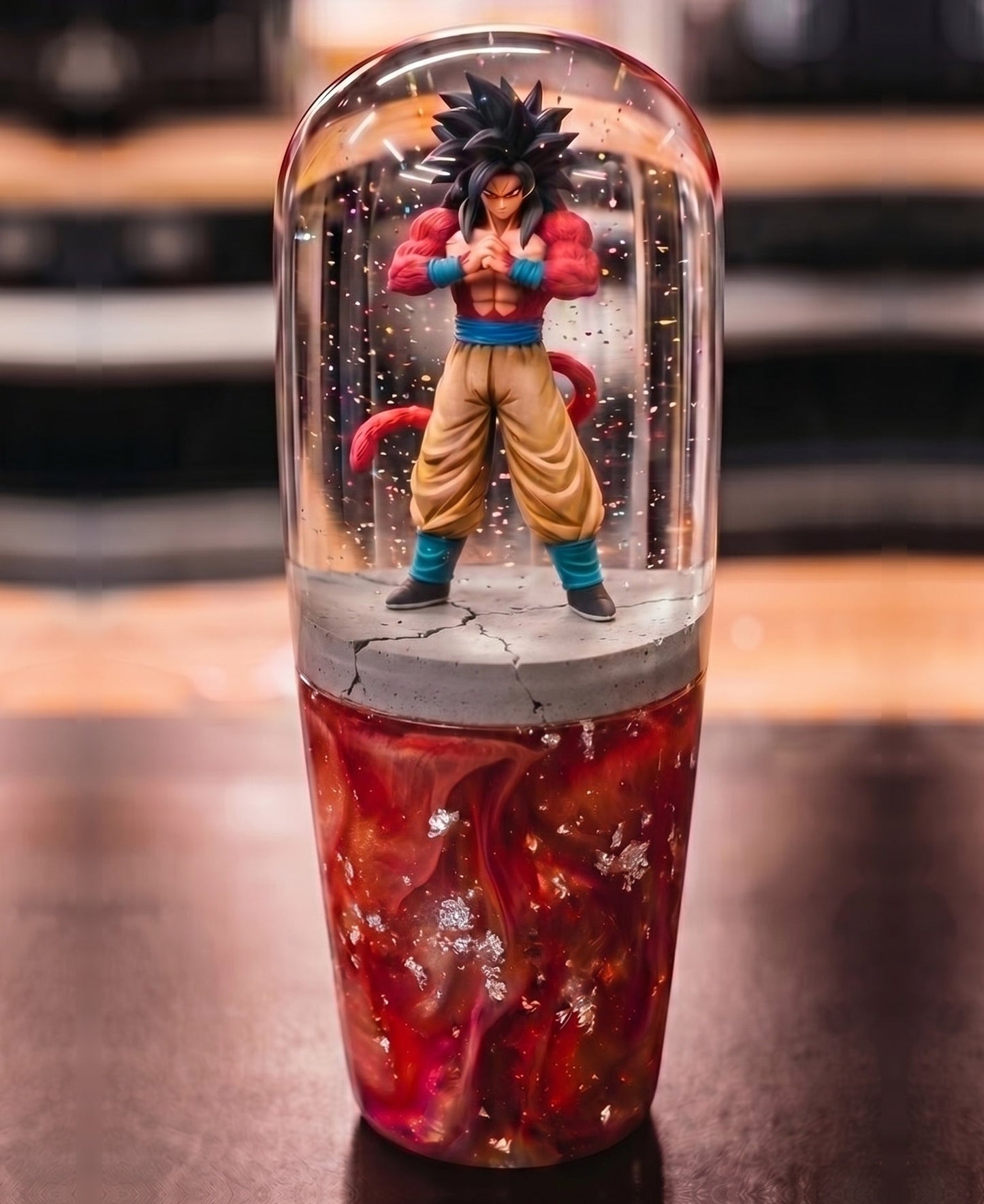 [PRE-ORDER] LED Super Saiyan 4 Goku Knob