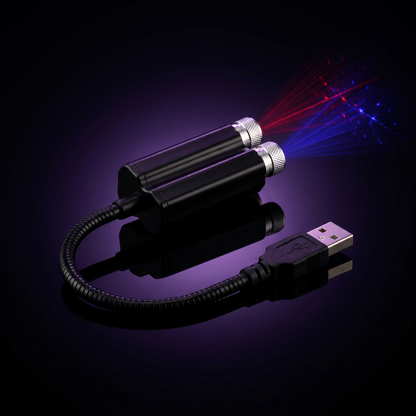 Starry Sky Projector — USB LED Car Roof Light