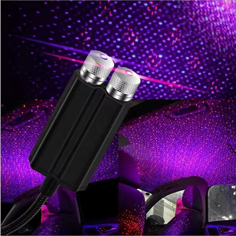 Starry Sky Projector — USB LED Car Roof Light