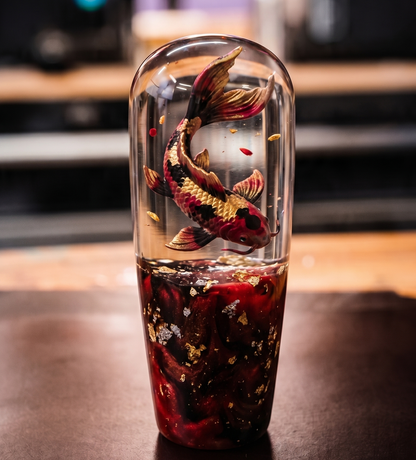 [PRE-ORDER] LED Red and Black Koi Knob